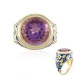 Anello in argento con Ametista Rose de France (Adela Silber)