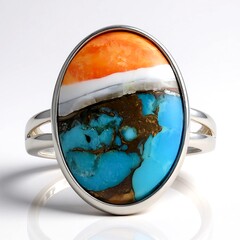Anello in argento con Gemma