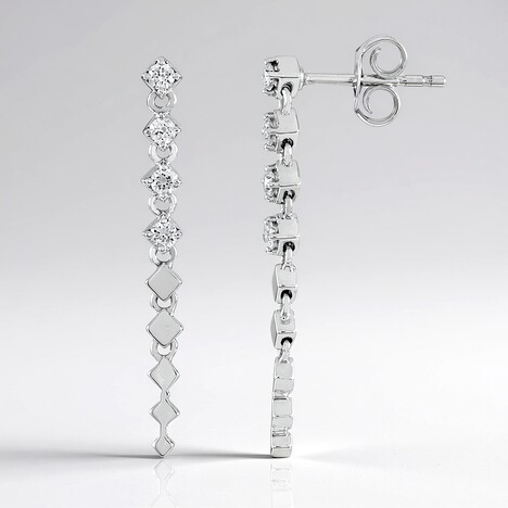 Orecchini in oro con Diamante IF (G) (de Melo Gold)