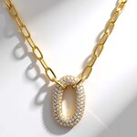 Collana in oro con Diamante SI1 (H) (CIRARI)