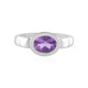 Anello in argento con Ametista Zambiana