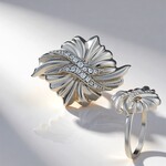 Anello in argento con Zircone (MONOSONO COLLECTION)