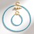Parure in argento con Topazio Blu Cielo