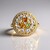 Anello in argento con Zaffiro Bianco