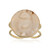 White Agate Silver Ring (Bali Barong)