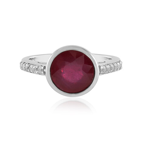 Bague en argent et Rubis de Bemainty (MONOSONO COLLECTION)