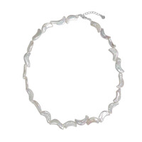 Collier en argent et Perle Keshi (TPC)