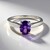 Anello in argento con Ametista Siberiana