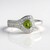 Bague en argent et Vésuvianite