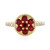 Bague en argent et Rubis de Tanzanie (Adela Silber)