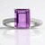 Anello in argento con Fluorite Rosa