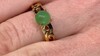 Zilveren ring met een keizerlijk chrysopraas