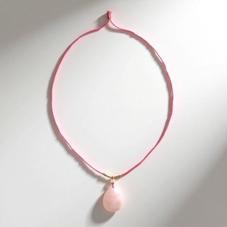 Collana con Quarzo Rosa