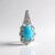 Ciondolo in argento con Turchese Sleeping Beauty