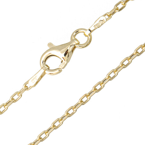 925er Silber-Ankerkette - 45 cm - 2,6 g - vergoldet