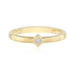 Zilveren ring met een I3 (H) Diamant