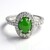 Anello in argento con Crisoprasio Imperiale