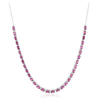 Collier en argent et Grenat Rhodolite