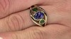 Anillo en oro con Tanzanita AAA (CIRARI)
