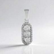 Colgante en plata con Zircón