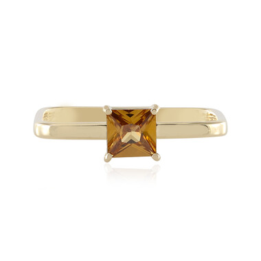 Gelber Zirkon-Goldring (de Melo)