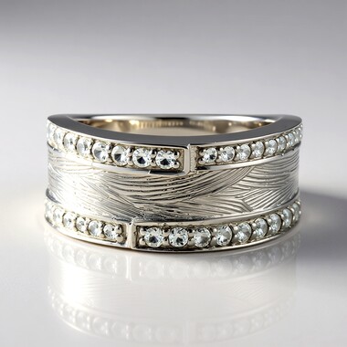 Anillo en plata con Zircón
