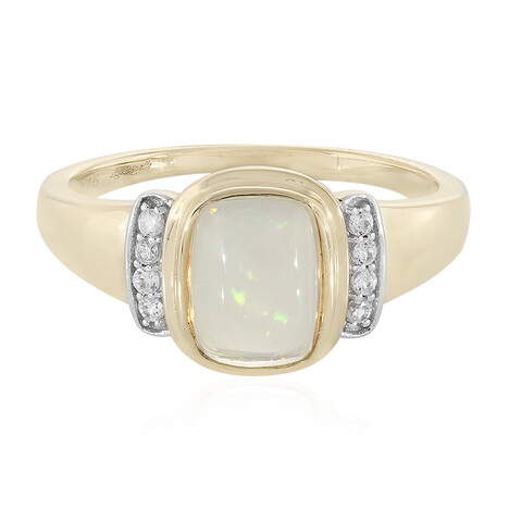 Gouden ring met een Welo-opaal (La Revelle)