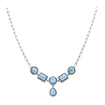 Collana in argento con Larimar