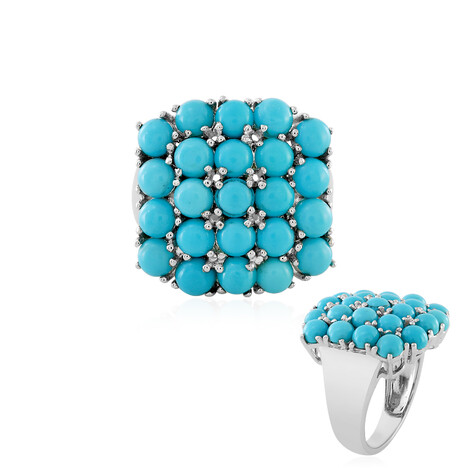 Sleeping Beauty Turquoise Silver Ring