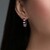 Boucles d'oreilles en or et Rubis AAA du Mozambique (CIRARI)