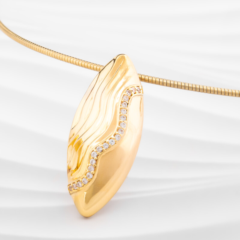 Zirkon-Silberanhänger (SAELOCANA)