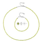 Parure in argento con Peridoto