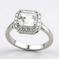 Anello in argento con Danburite