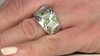Zilveren ring met Braziliaanse Groene Toermalijnen (de Melo Essence)
