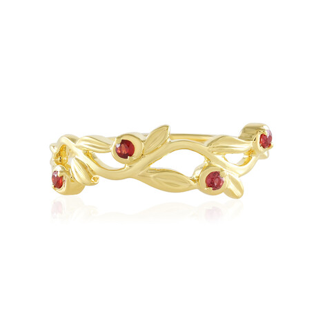 Anello in argento con Rubino Tanzania