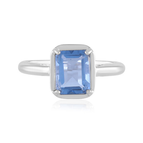 Anello in argento con Fluorite Cangiante