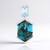 Ciondolo in argento con Turchese Ramato Blu Mohave (Faszination Türkis)