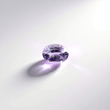 Gemme et Saphir pourpre de Ceylan non chauffé 0,152 ct
