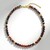 Collana in argento con Agata Rossa Basalto