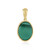 Malachite Silver Pendant (Adela Silber)