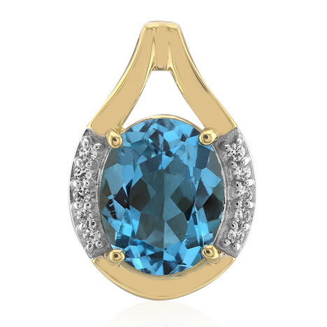 Gouden hanger met een Marambaia-topaas