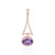 Zilveren hanger met een lavendel amethist (KM by Juwelo)