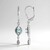 Orecchini in argento con Apatite Blu