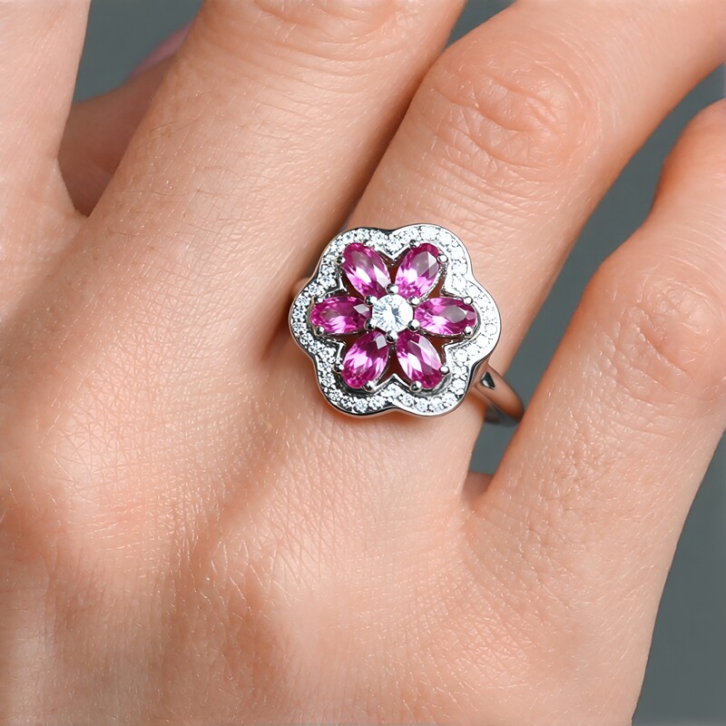 Malaya-Granat-Silberring