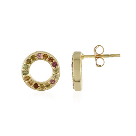 Pendientes en plata con Turmalina