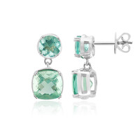 Pendientes en plata con Fluorita de Braldu (Pallanova)