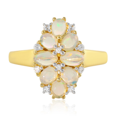 Anello in argento con Opale di Welo