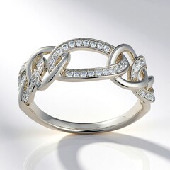 Anello in argento con Zircone (Adela Silber)
