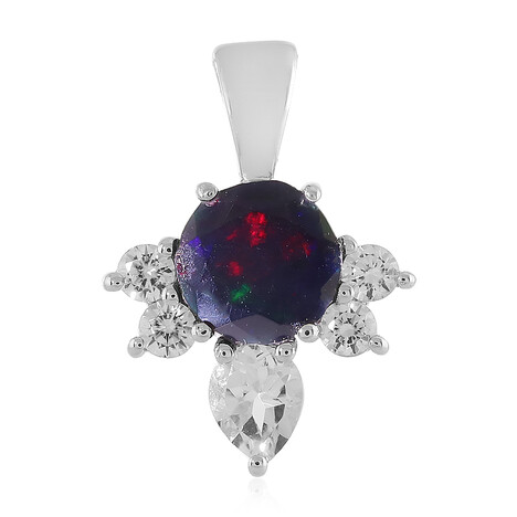 Mezezo-Opal-Silberanhänger