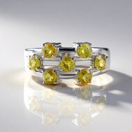 Anello in argento con Sfene